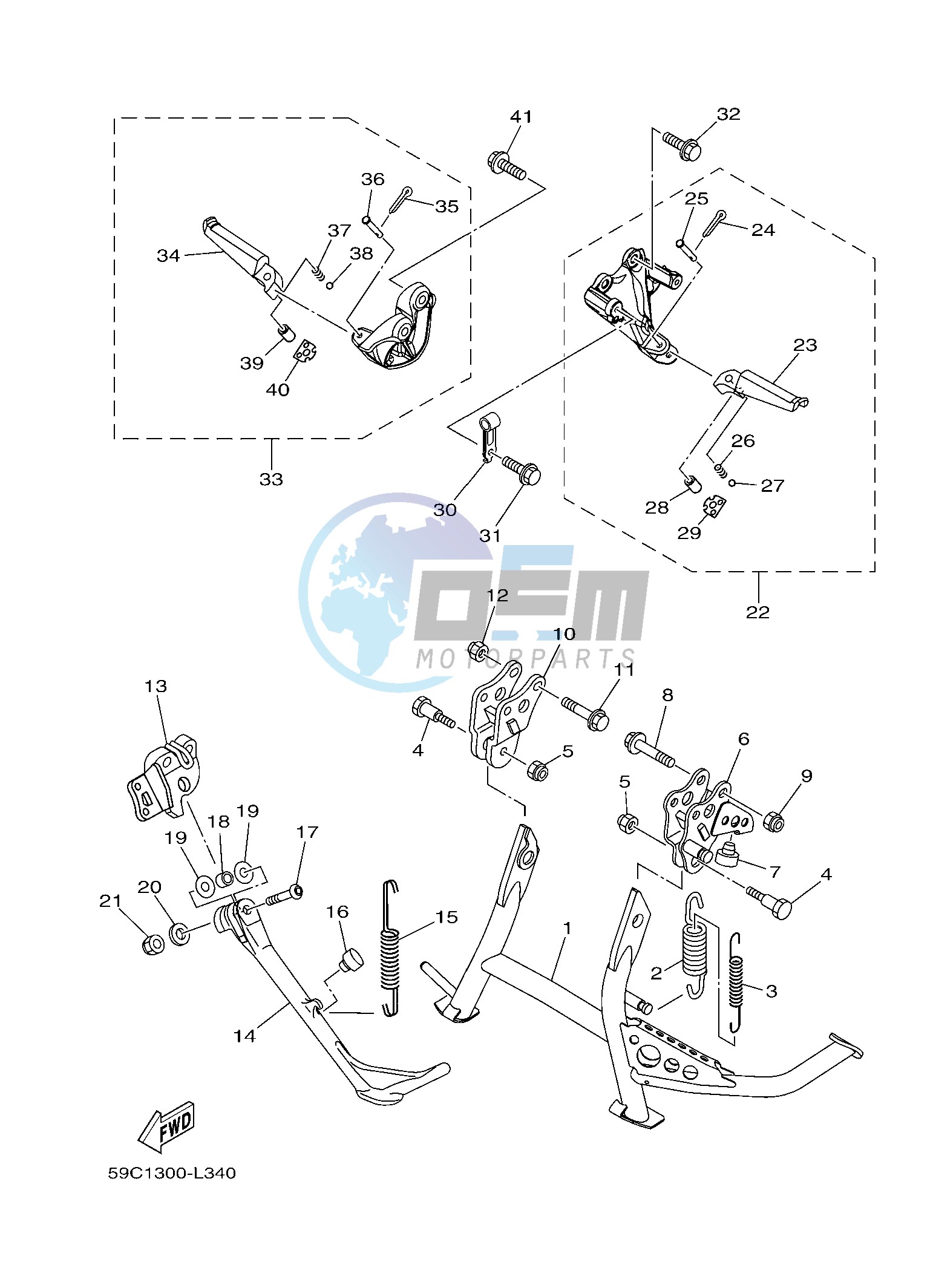 STAND & FOOTREST