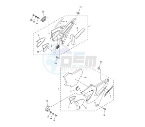 XJR 1300 drawing SIDE COVERS