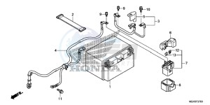 VFR1200XD CrossTourer - VFR1200X Dual Clutch 2ED - (2ED) drawing BATTERY