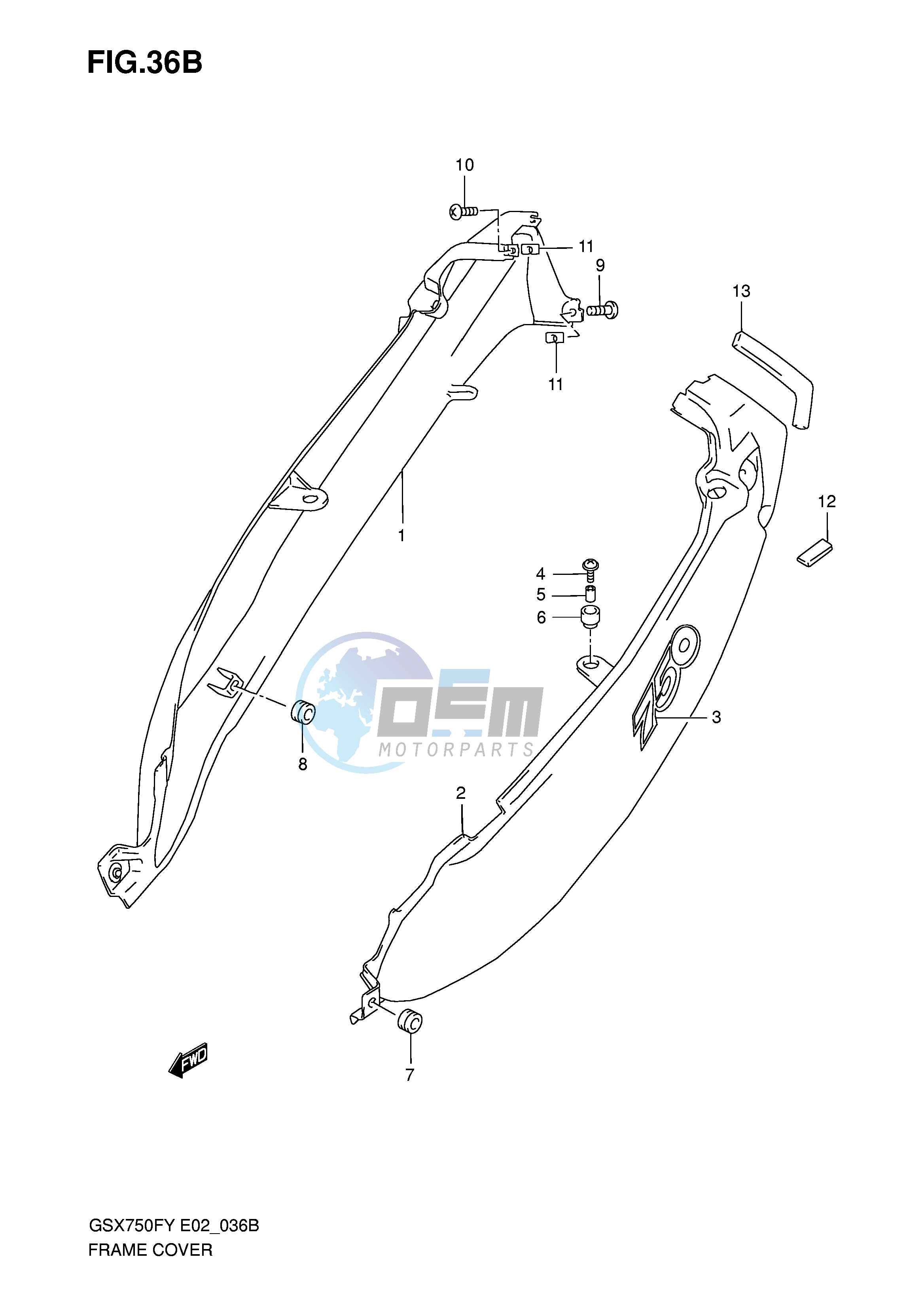 FRAME COVER (MODEL Y K1)