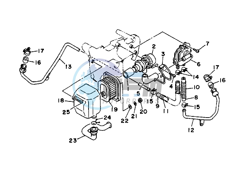 SECONDARY AIR SYSTEM MY96 CH, A