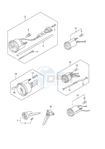 DF 25 V-Twin drawing Meter Remote Control