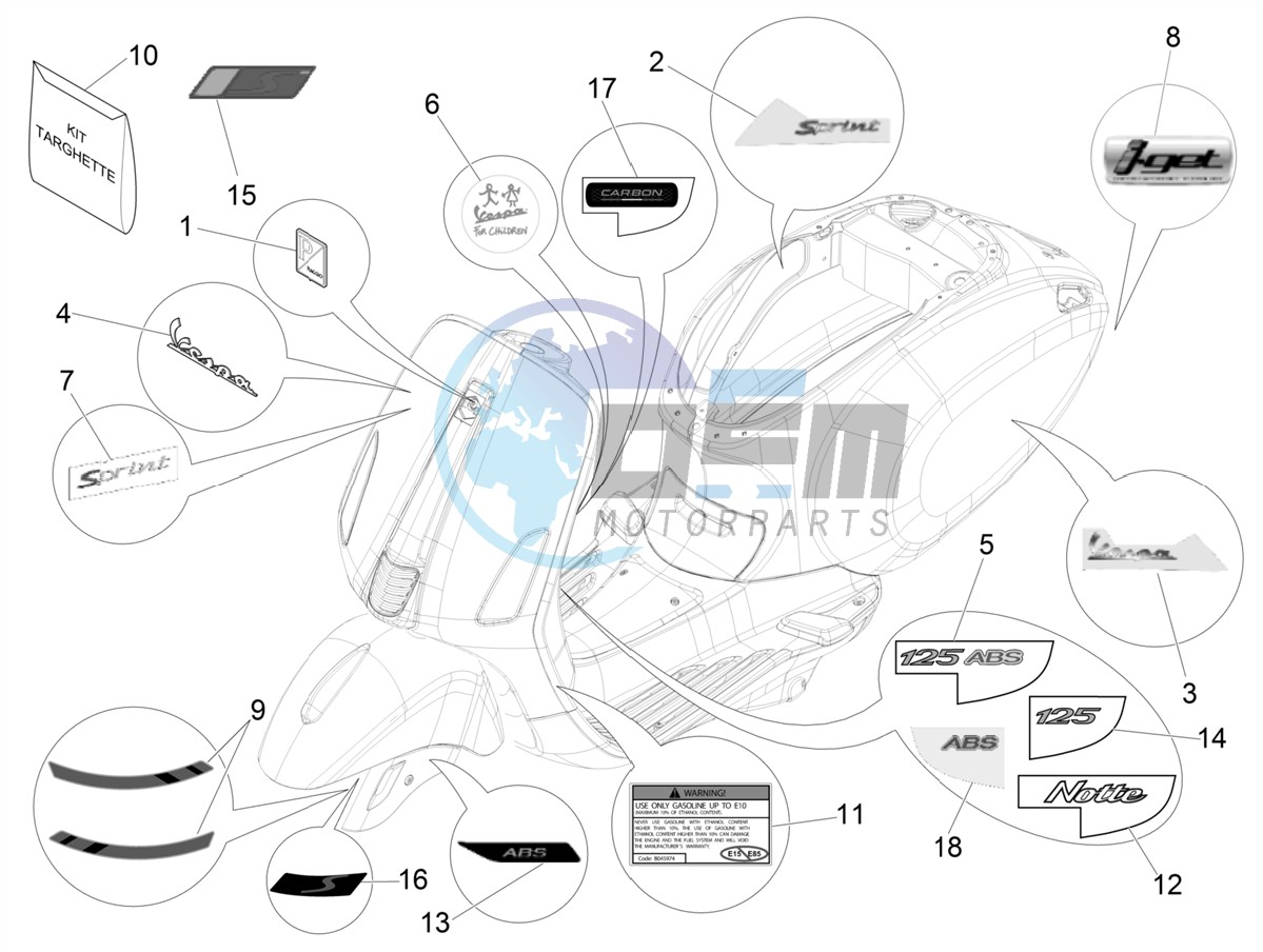 Plates - Emblems