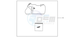 CBR1000RR9 Korea - (KO / SPC) drawing INDOOR CYCLE COVER