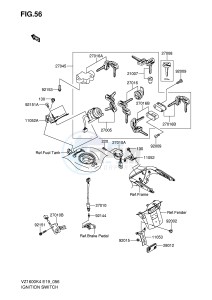 VZ1600 (E19) drawing IGNITION SWITCH