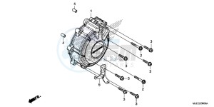 CB650FAE CB650FA 2ED drawing GENERATOR COVER