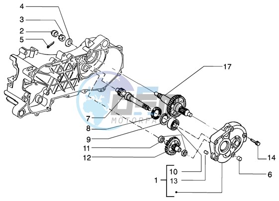 Rear wheel shaft