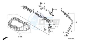 CBR1000RA9 UK - (E / ABS MKH MME) drawing INJECTOR