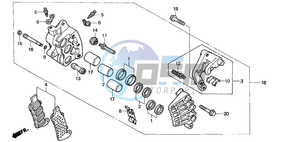 FRONT BRAKE CALIPER (1)