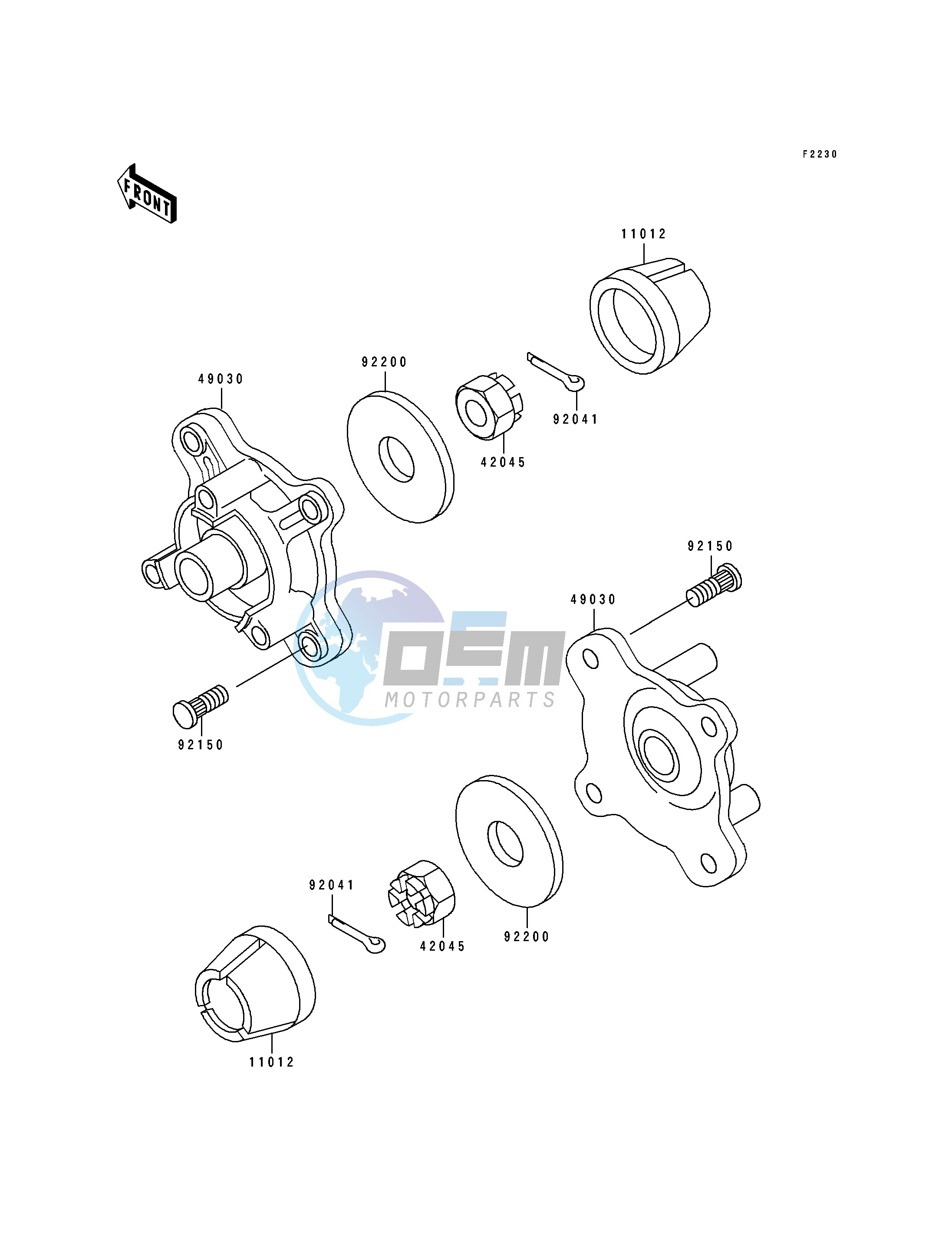 FRONT HUB