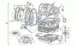 V 35 350 Carabinieri - PA Carabinieri/PA drawing Crankcase