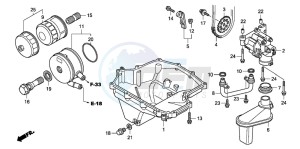 CBR1000RR drawing OIL PAN/OIL PUMP