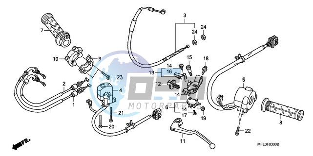 HANDLE LEVER/SWITCH/CABLE