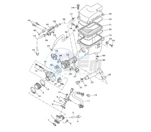 YZF R 125 drawing INTAKE