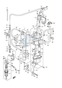 DF 300 drawing Fuel Pump/Fuel Vapor Separator