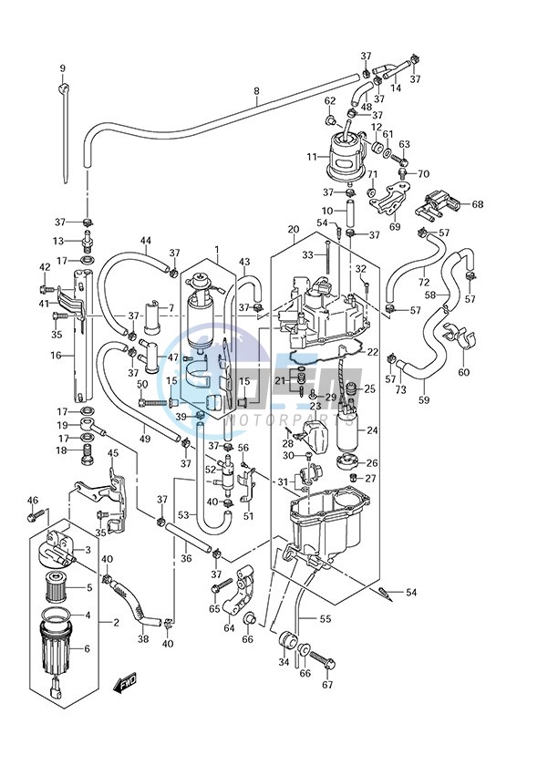 Fuel Pump/Fuel Vapor Separator