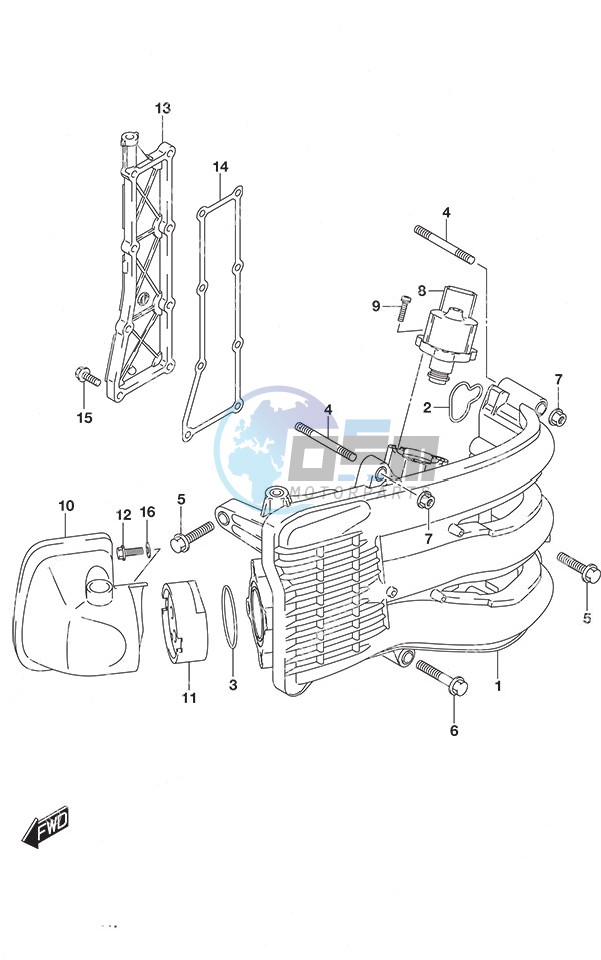 Intake Manifold/Silencer/Exhaust Cover