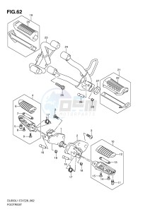 DL650 (E3) V-Strom drawing FOOTREST