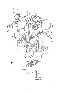 DT 9.9c drawing Drive Shaft Housing