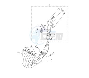 FZ8-SA 800 drawing EXHAUST