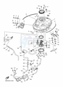 MT-03 MTN320-A (B6W3) drawing FUEL TANK