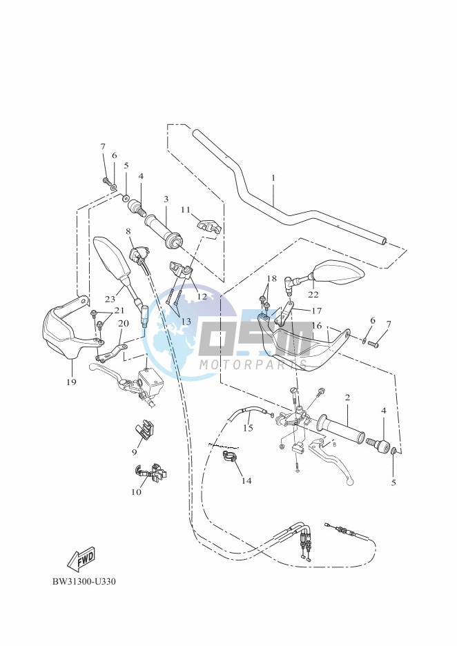 STEERING HANDLE & CABLE