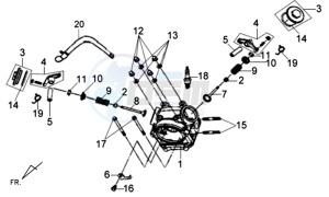 ORBIT II 50 drawing CYLINDER HEAD CPL