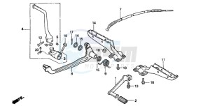 TRX300 FOURTRAX 300 drawing STEP