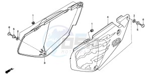 XRV750 AFRICA TWIN drawing SIDE COVER