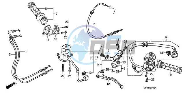 HANDLE LEVER/SWITCH/CABLE