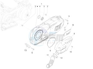 GTS 150 SUPER 4T 3V IE ABS E4 (EMEA) drawing Crankcase cover - Crankcase cooling