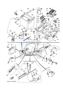 YXM700E YXM70VPXH VIKING EPS (B42F) drawing ELECTRICAL 1