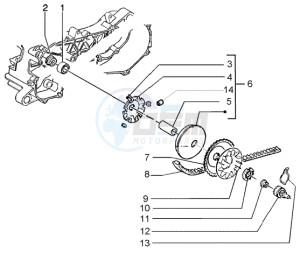 Typhoon 50 (USA) USA drawing Driving pulley