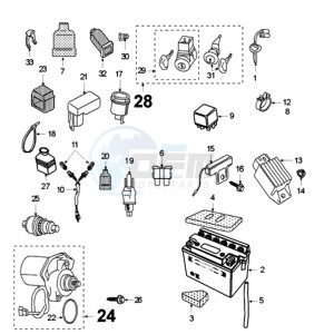 FOX LX A2 EU drawing ELECTRIC PART