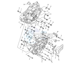 YZ F 250 drawing CRANKCASE