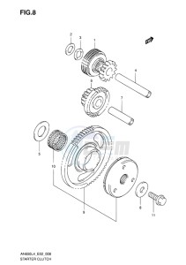 AN650 drawing STARTER CLUTCH