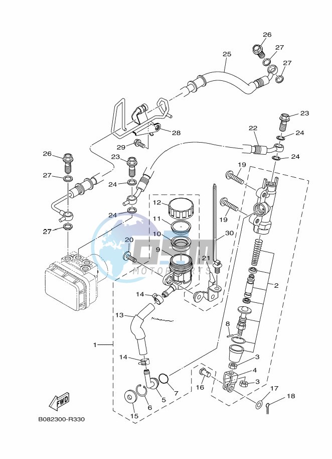 REAR MASTER CYLINDER