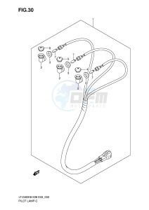 LT-Z400 (E28-E33) drawing PILOT LAMP