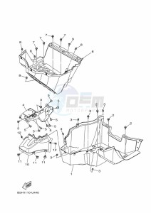 YXZ1000ET YXZ1000R SS (BASF) drawing STAND & FOOTREST