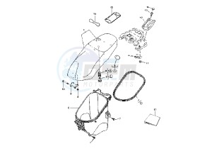 YN NEO'S 100 drawing SEAT-CARRIER