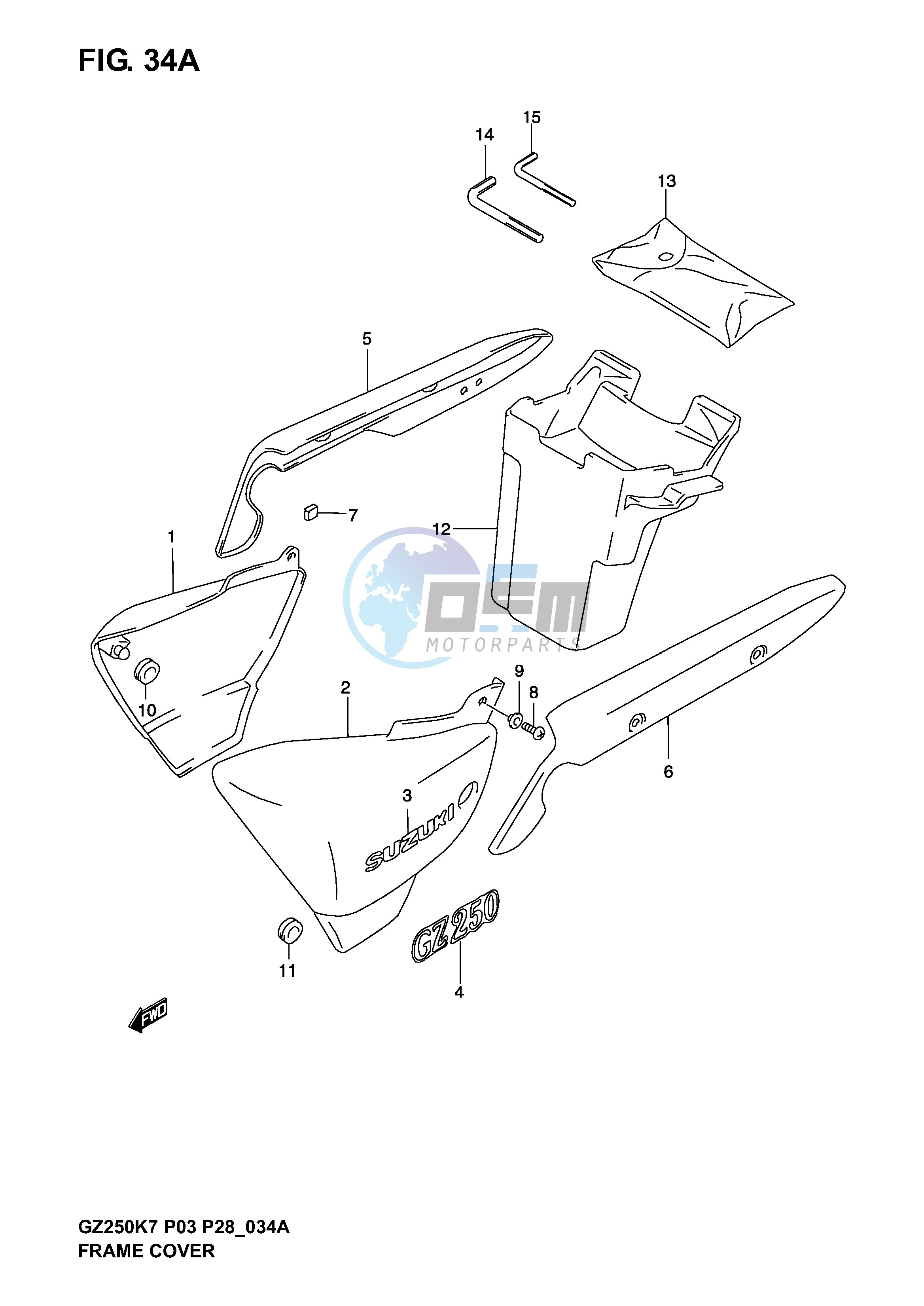 FRAME COVER (MODEL K7)