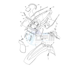 WR R 250 drawing FENDER