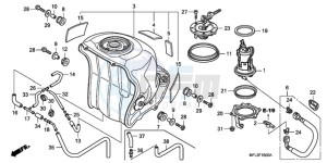 CBR1000RA9 Australia - (U / ABS MME) drawing FUEL TANK/FUEL PUMP