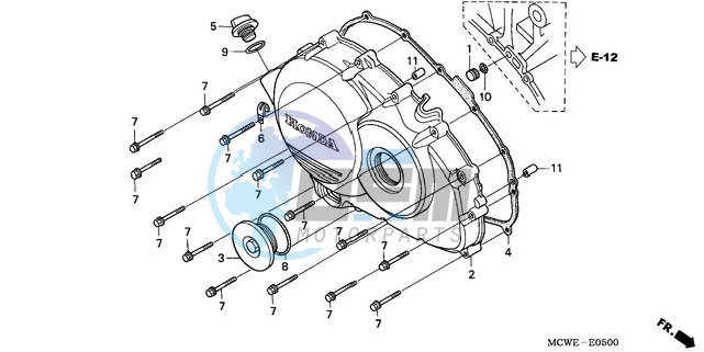 RIGHT CRANKCASE COVER