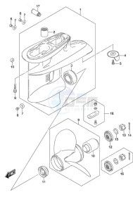 DF 40A drawing Gear Case