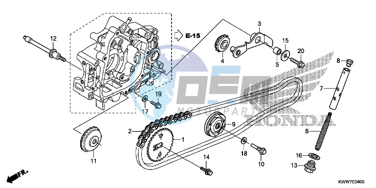 CAM CHAIN/ TENSIONER