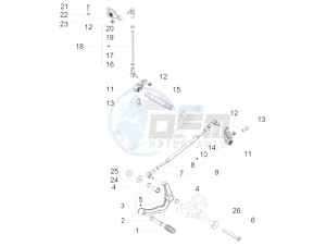 V9 Bobber 850 (EMEA) drawing Gear lever