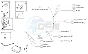 RSV 4 1000 APRC Factory Std SE drawing Electrical system II