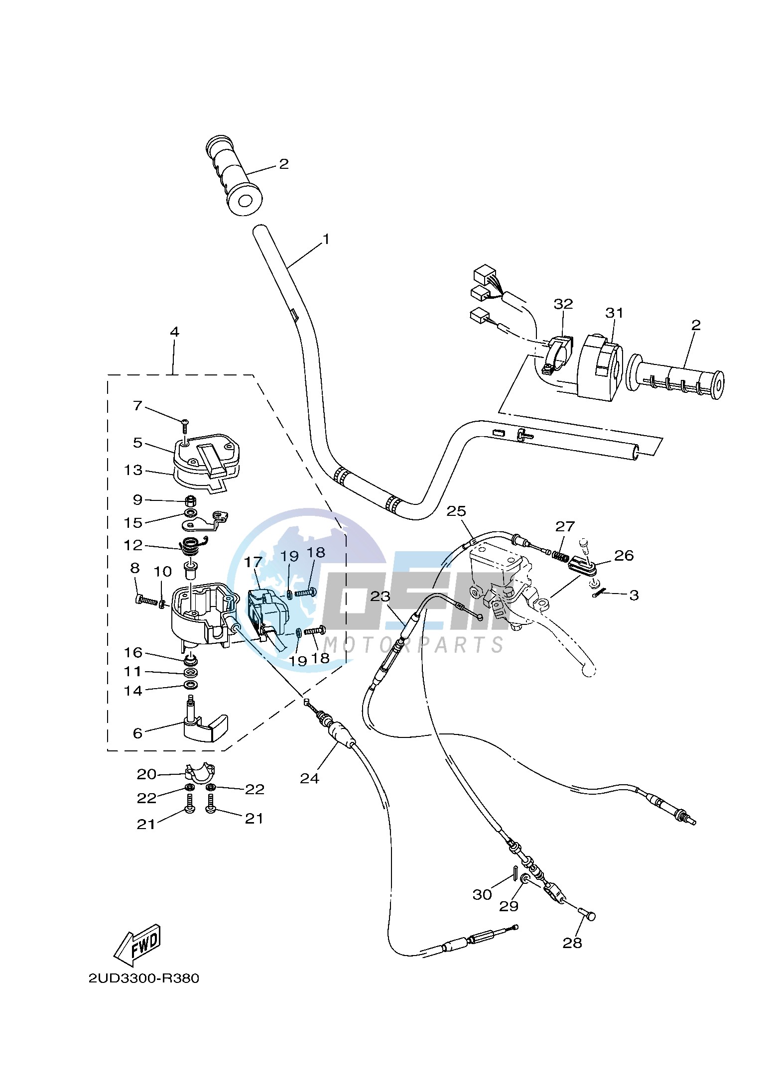 STEERING HANDLE & CABLE