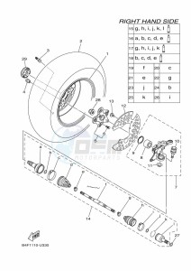 YFM700FWAD (BFEF) drawing FRONT WHEEL 2